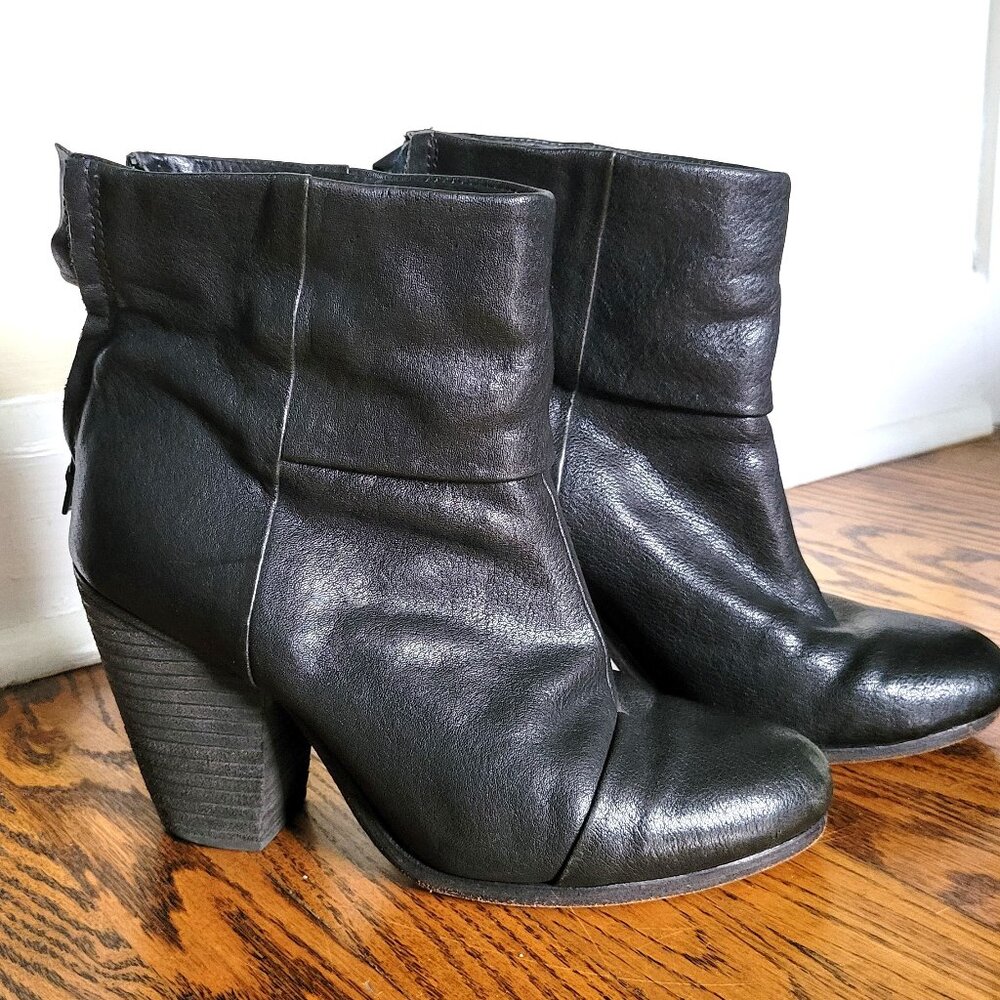 rag & bone shoes New York Boot / Black Leather / Size US 6
